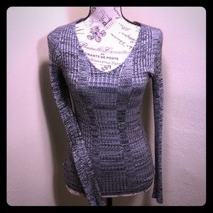 Ambiance Knit V-neck Sweater